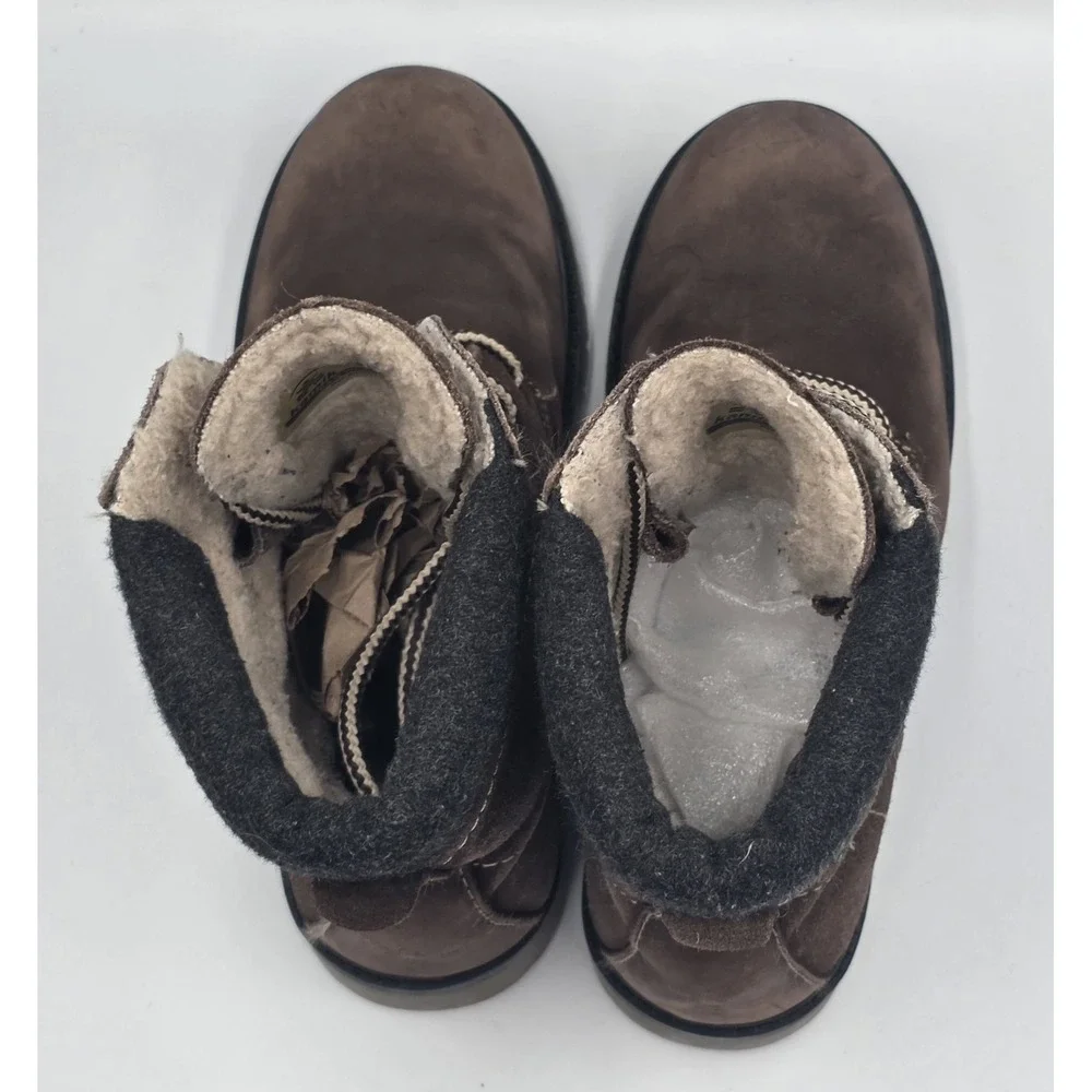 Kamik Takoda Lo Junior Bown Nubuck Leather Waterproof Winter Boots Size 4 WM‎ 6